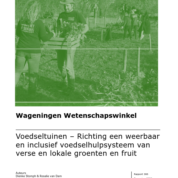 Kaft rapport Voedseldeeltuinen voedselhulpsysteem