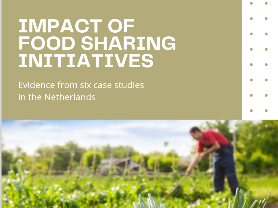 Kaft rapport Impact of Food Sharing Initiatives